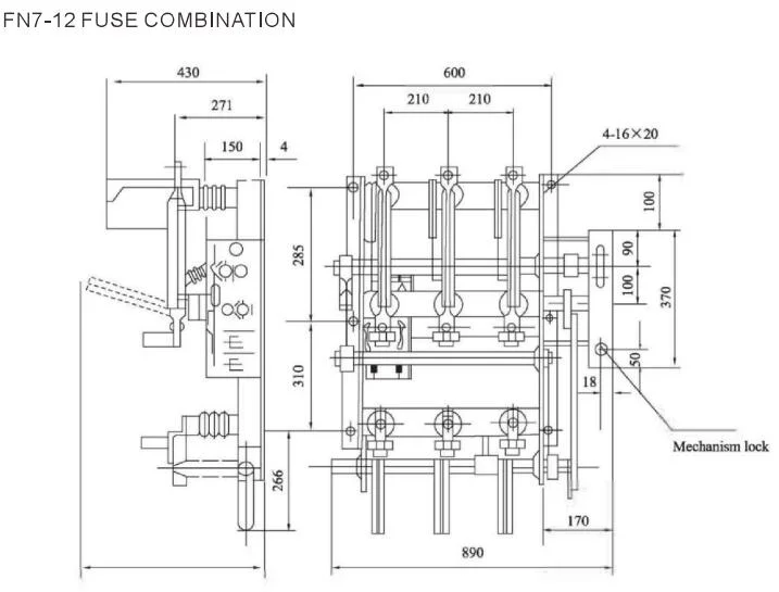 Indoor High Voltage Air Insulated Fuse Switch Disconnectors